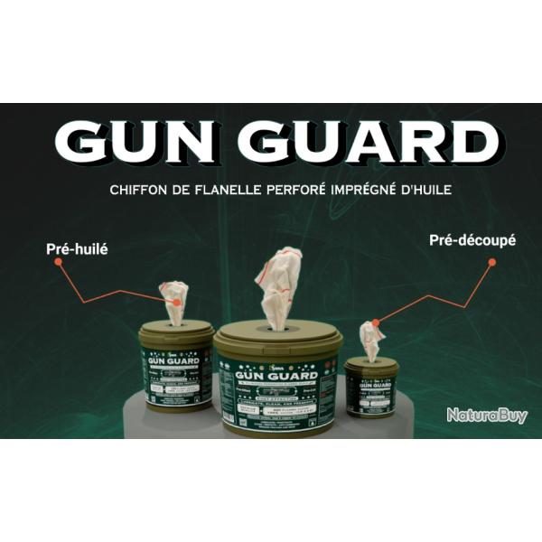 GunGuard 100 Lingettes pr� imbib� pour l'entretien de vos armes avec une qualit� militaire