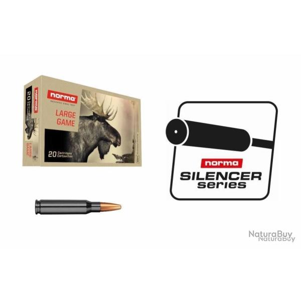 Munitions NORMA calibre 30-06 Oryx Silencer 180gr - 11.7g x20