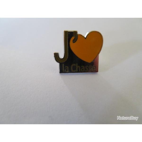 Pin's J AIME LA CHASSE
