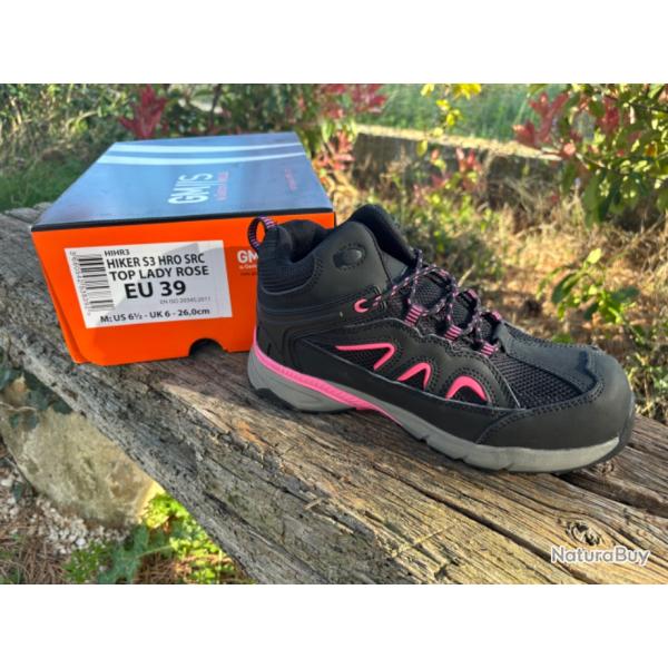 Chaussures de s�curit� Gaston MILLE pour femme Taille 39 40 41