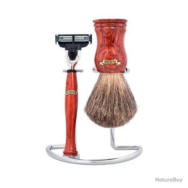 953530 Set 3 pi�ces Plisson Mach3� "H�ritage" manche Bubinga