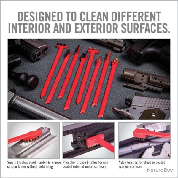 REAL AVID - SET DE NETTOYAGE BROSSES SMART BRUSH - PROMOTION