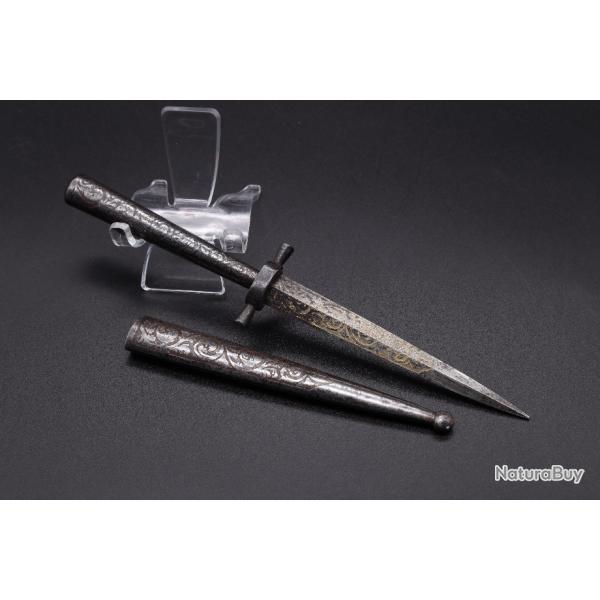 Couteau D�coratif Fran�ais Grav� � l'Or