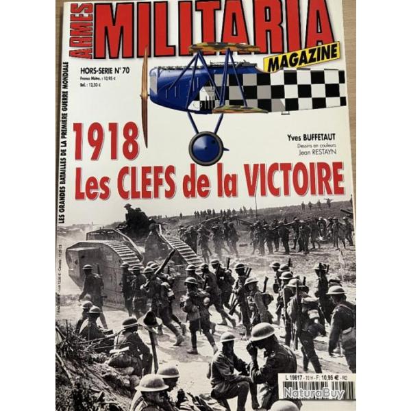Revue Militaria Hors Srie No70 : 1918 Les clefs e la victoire