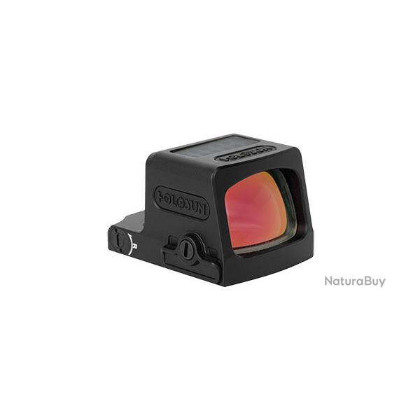 Point rouge Holosun EPS - R�ticule : Rouge - Bouton +/- et Panneau solaire - Adaptateur RMR