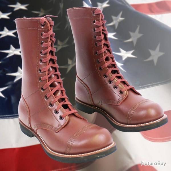 Bottes de saut parachutiste US WW2 - Reproduction Type Corcoran 45