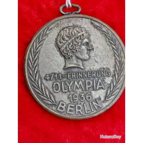 M�daille comm�morative JO 1936 compagnie 4711 Cologne