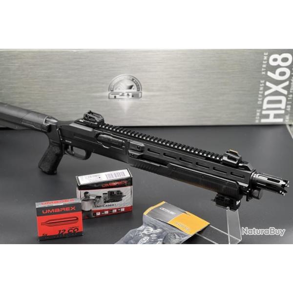 40 Joules Pack laser pr�t � tirer complet HDX 68, 100 munitions, 1X capsule CO2 88grammes