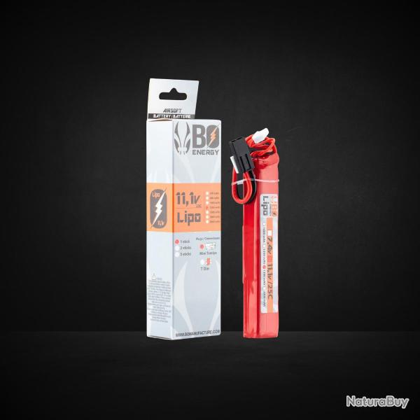 1 stick batterie Lipo 3S 11.1V 1300mAh 25C T-Dean
