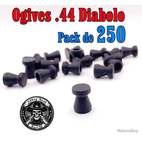 Balle tir r�duit .44 ogive diabolo plastique - Pack de 250 - Bast3D