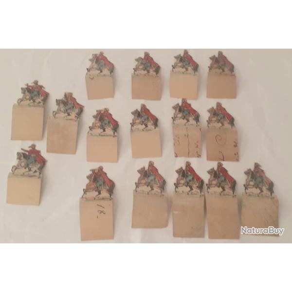 FR397410a Lot figurine spahis en carton d�coup�