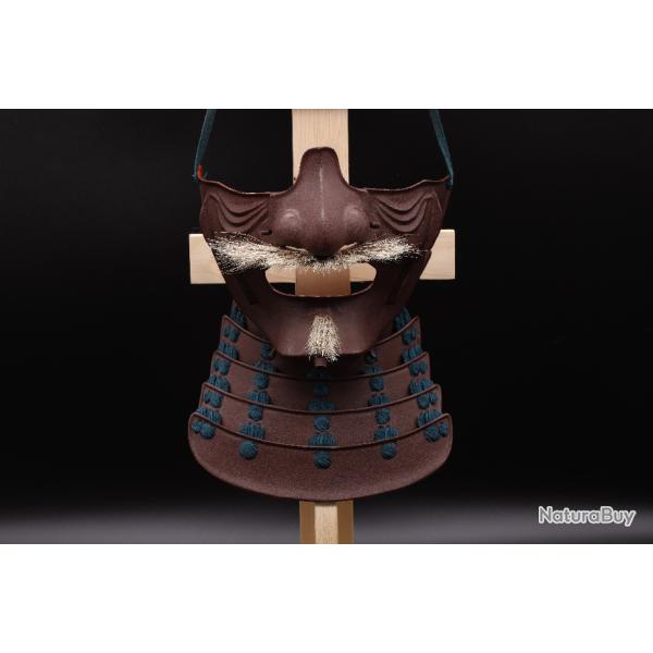 Mempo japonais laqu� rouge