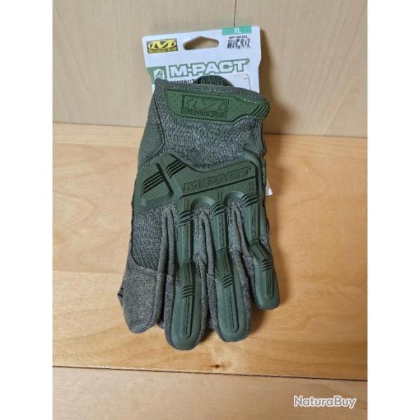 Mechanix - Gants coqu�s M-Pact Olive Drab - Taille XL