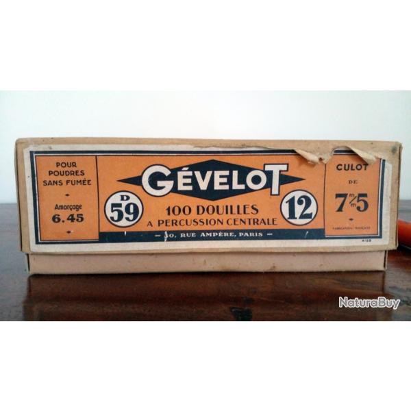 boite tuis vides amorcs GEVELOT