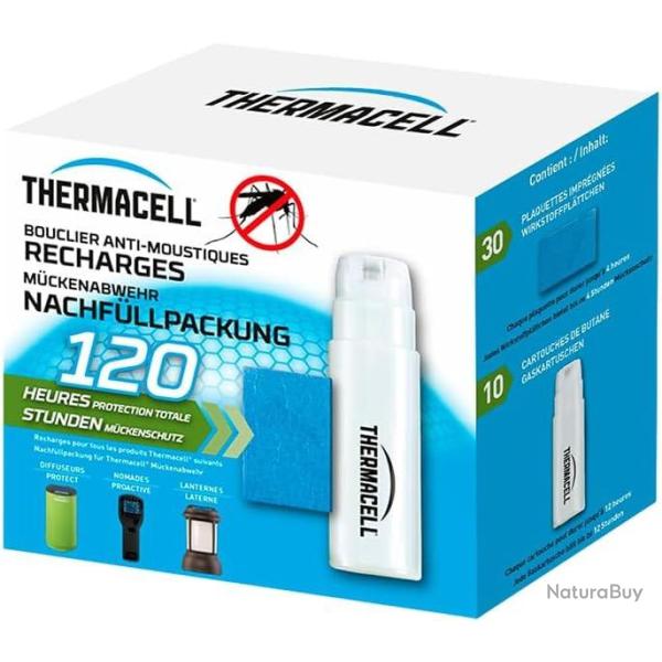 Bouclier Anti-Moustiques - Recharges 120 H THERMACELL