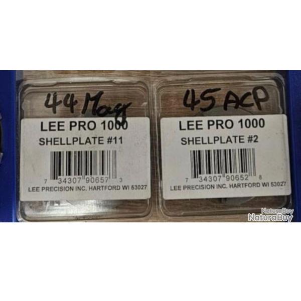 Lot de 3 plateau douilles lee pro 1000