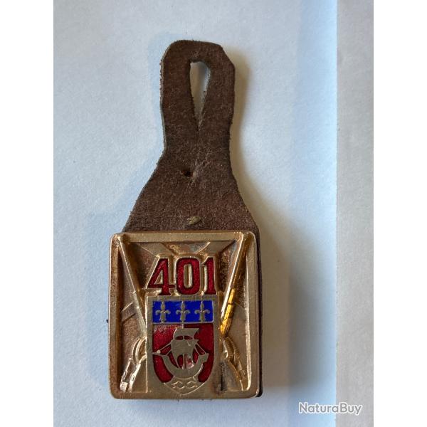insigne pucelle 401� R.A.A. R�giment d'Artillerie