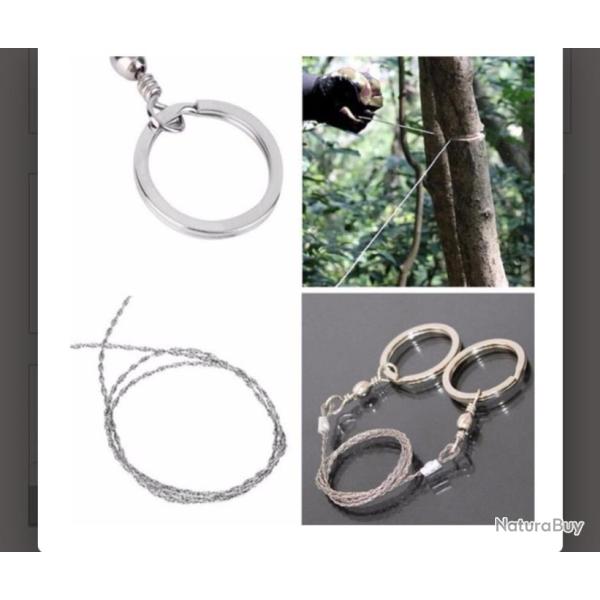 Scie acier � file, commando survivaliste randonn�