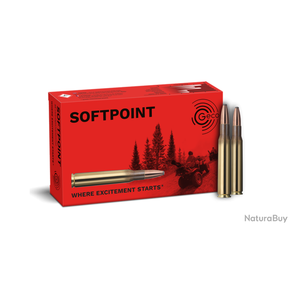 MUNITIONS GECO CAL.30-06 Springfield DEMI BLINDEE SOFT POINT 11G /170GR 10 boites ( 200 munitions )