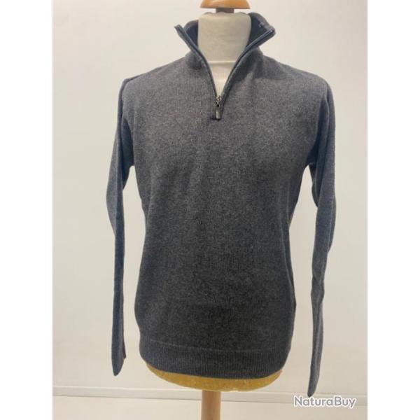 Pull col chemin�e zipp� - LOVERGREEN