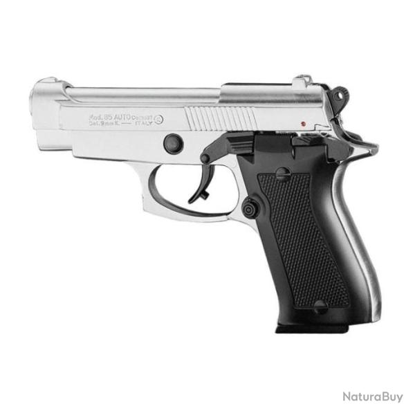 Vente Flash ! Pistolet � blanc Chiappa 85 auto - Cal. 9 mm PAK Bronz� - Nickel�
