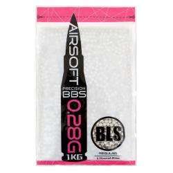 Billes Airsoft 0.28gr Pr&eacute;cision Blanche -H28 - BLS - Sac 1Kg