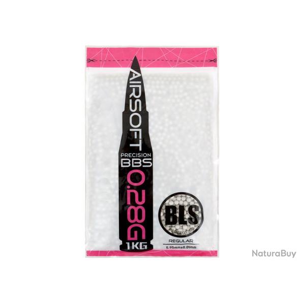 Billes Airsoft 0.28gr Pr�cision Blanche -H28 - BLS - Sac 1Kg