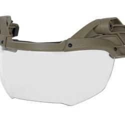 Visi&egrave;re /&eacute;cran Clear Casques FAST - Tan