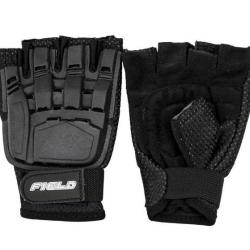 Mitaines coqu&eacute;es noires Adultes - Field