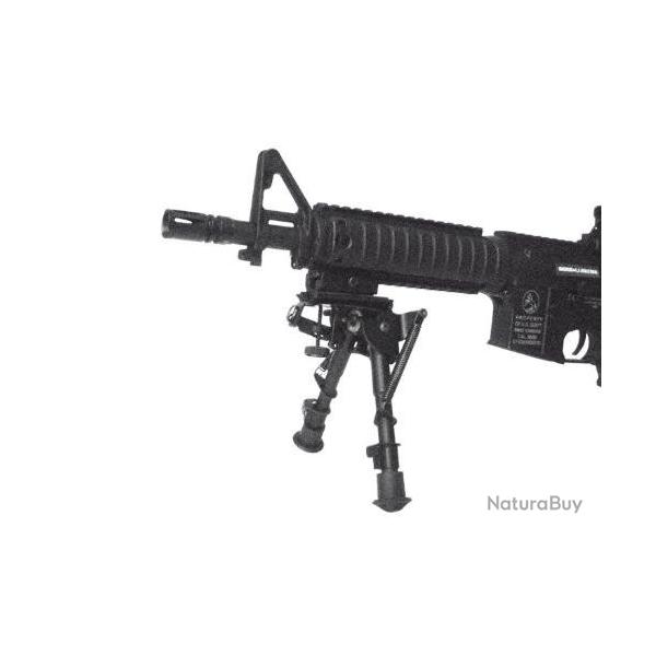Bipied Airsoft 605242 SwissArms Compact r�glable Canon ou Picatinny