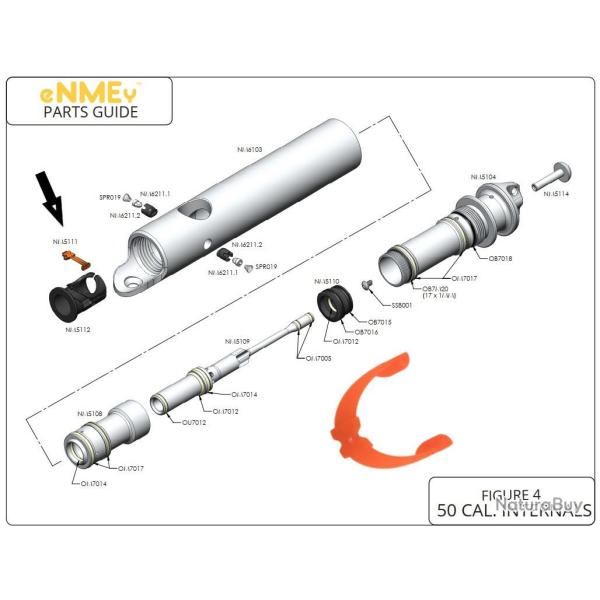 Retenteur de billes - Gog Enmey Cal 50 - 4701-12070