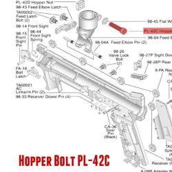 Vis de Feeder Tippmann 98- FT12 -FT50 - 11726
