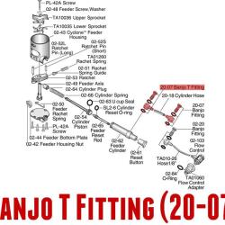 TIPPMANN A5-X7 Banjo fitting - 70363