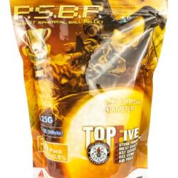 Billes 0.25gr Blanches Perfect - G et G- Sac 3000