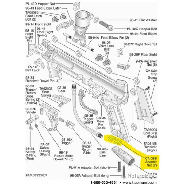 Adaptator nuts 10-32 Ca -11901