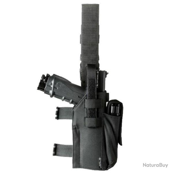 Holster Tiberius Deluxe Semi Rigide de Cuisse Droitier