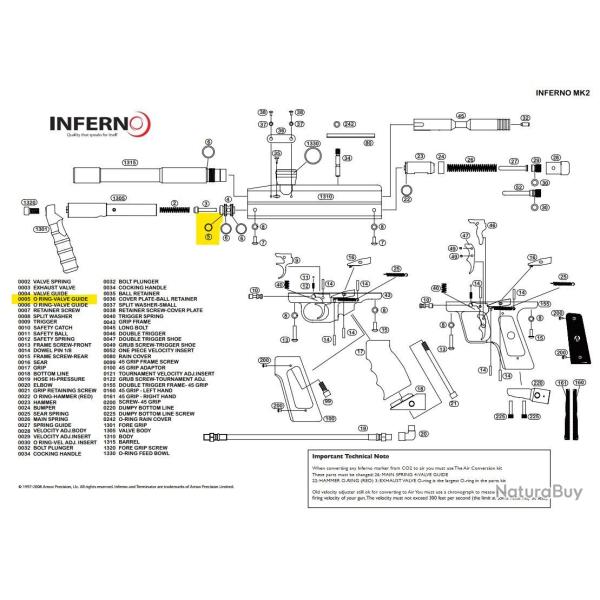 Petit Joint de Valve Inferno