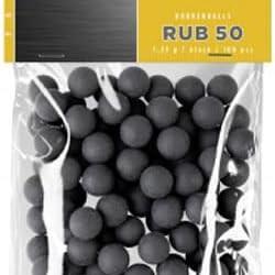 Billes de D&eacute;fense Gomme Dure RUB50 - Cal 50 - Sac 100