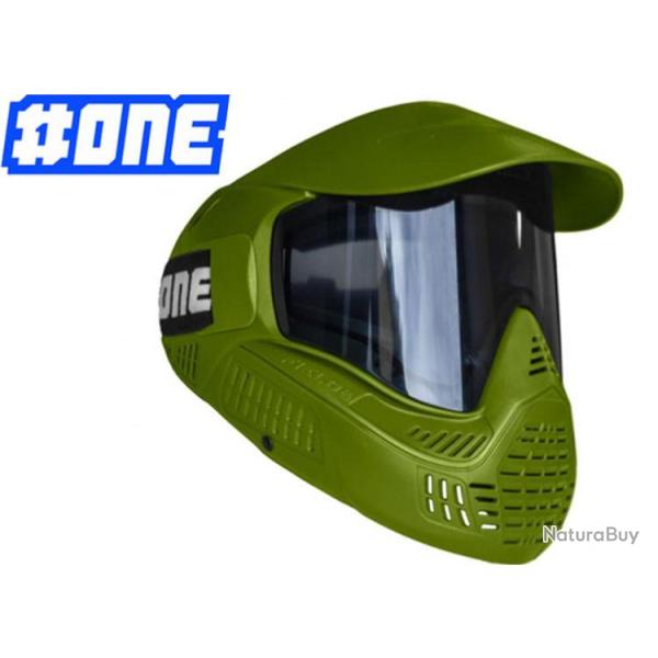 Masque ONE Army Vert Ecran Thermal Smoke