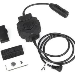 Boitier PTT Push To Talk type Z123 Ztac- Motorola 1 pin- Noir - Z-tact