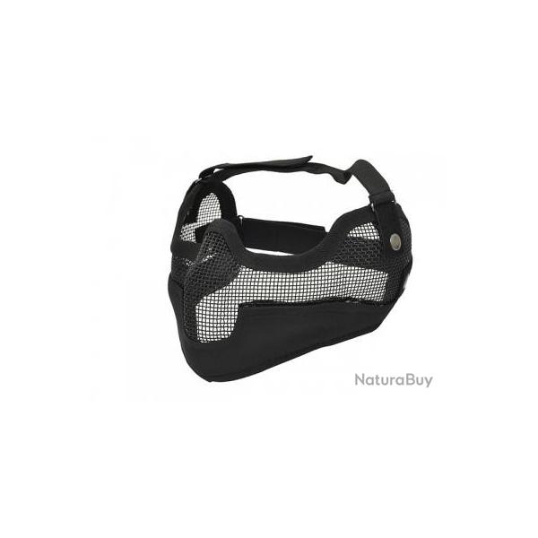 Grille V2 Complete m�tal - Noir - bas de visage et oreilles-1704BK