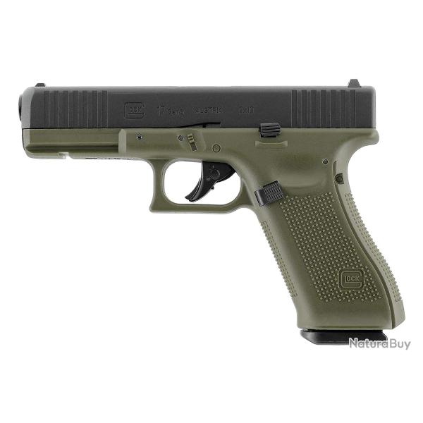 Pistolet Glock 17 Gen5 Noir Battlefield Green- CO2- Umarex VFC