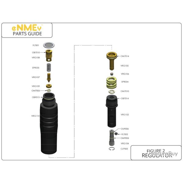 Joint R�gulateur Enmey 006 NBR70 - Gog Enmey