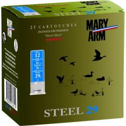 Cartouches MARY ARM STEEL 29 - Cal 12/70 29gr N&deg;4+5 BJ X25
