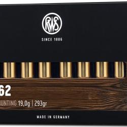 CARTOUCHES RWS UNI CLASSIC CAL 9.3X62 293GR X20