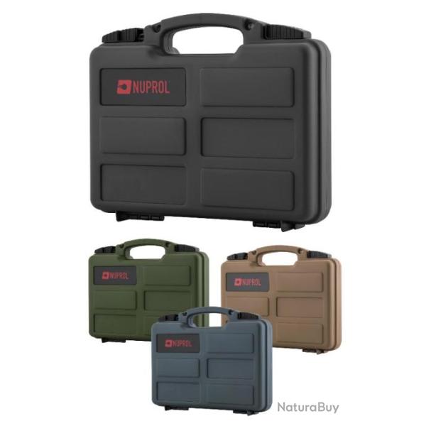 Mallette pour arme de poing mousse pr�d�coup�e disponible en 4 couleurs