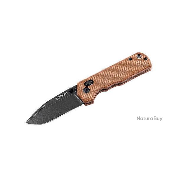 Couteau B�ker Magnum Rockstub Brown Micarta