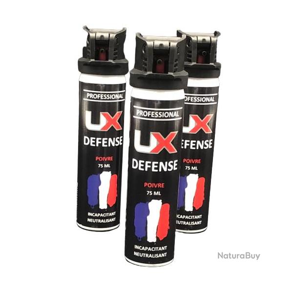 3X Bombe de d�fense Umarex Defense Gel Poivre 75 ml