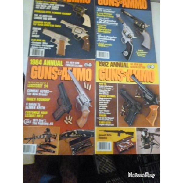 Lo 3 de 3 revues "Guns & Ammo"1970-71-72