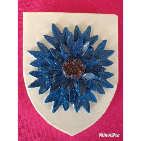 blason Bleuet "Symbole envers les Fran�ais les anciens combattant, victimes de guerre etc"